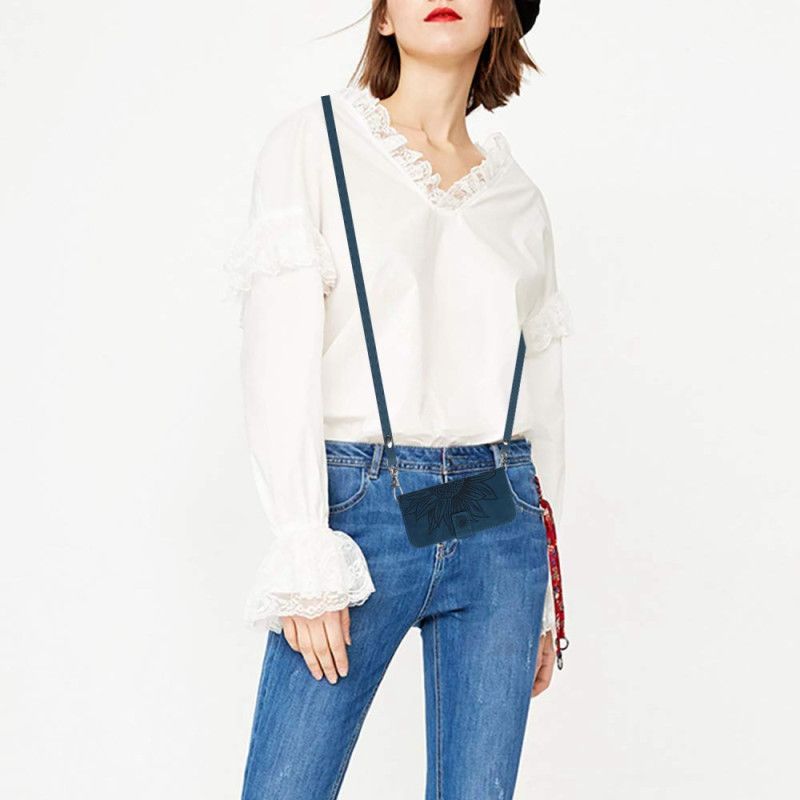 Fodral Samsung Galaxy A17 4g / 5g Axelväska Med Solrostryck