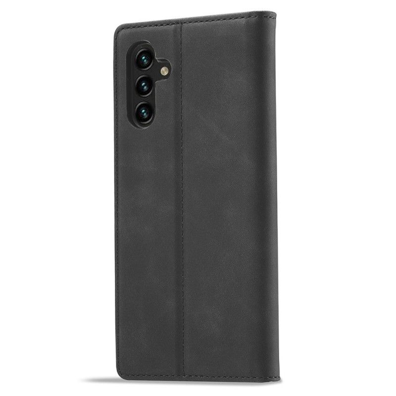 Folio-fodral Samsung Galaxy A17 4g / 5g Mockaeffekt