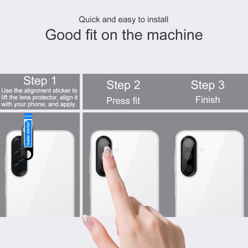 Linsskydd I Härdat Glas För Samsung Galaxy A17 4g / 5g (svart Version) Imak