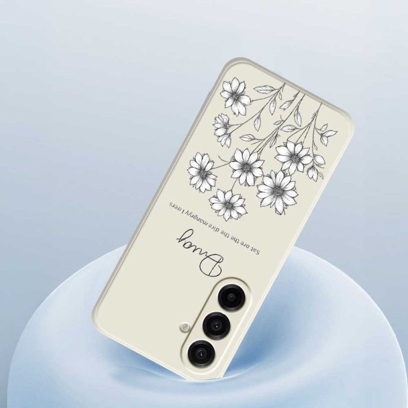 Skal För Samsung Galaxy A17 4g / 5g Grafiska Blommor