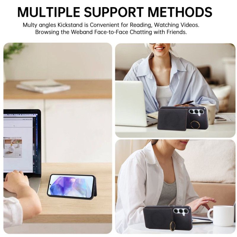 Skal För Samsung Galaxy A17 4g / 5g Korthållare Och Ring