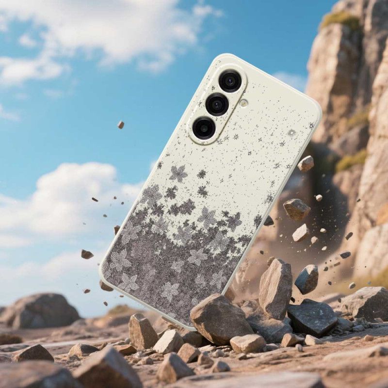 Skal Samsung Galaxy A17 4g / 5g Grå Blommig
