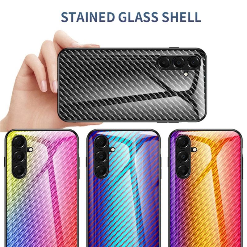 Skal Samsung Galaxy A17 4g / 5g Härdat Glas I Kolfiber