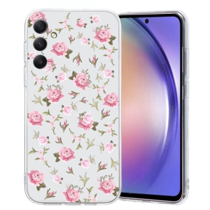 Skal Samsung Galaxy A17 4g / 5g Rosa Blommönster