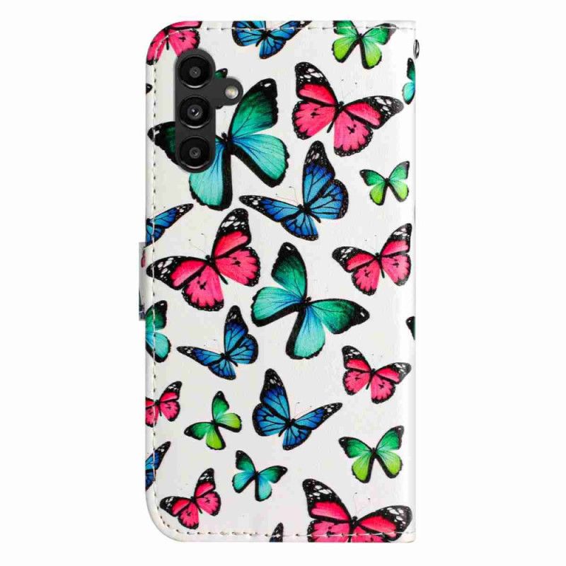 Skyddsfodral Samsung Galaxy A17 4g / 5g Färgglada Fjärilar