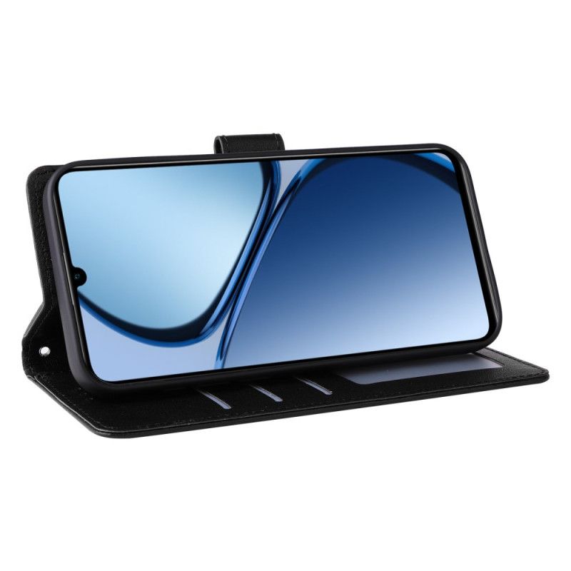 Fodral För Realme Note 60 Enfärgad Konstläder