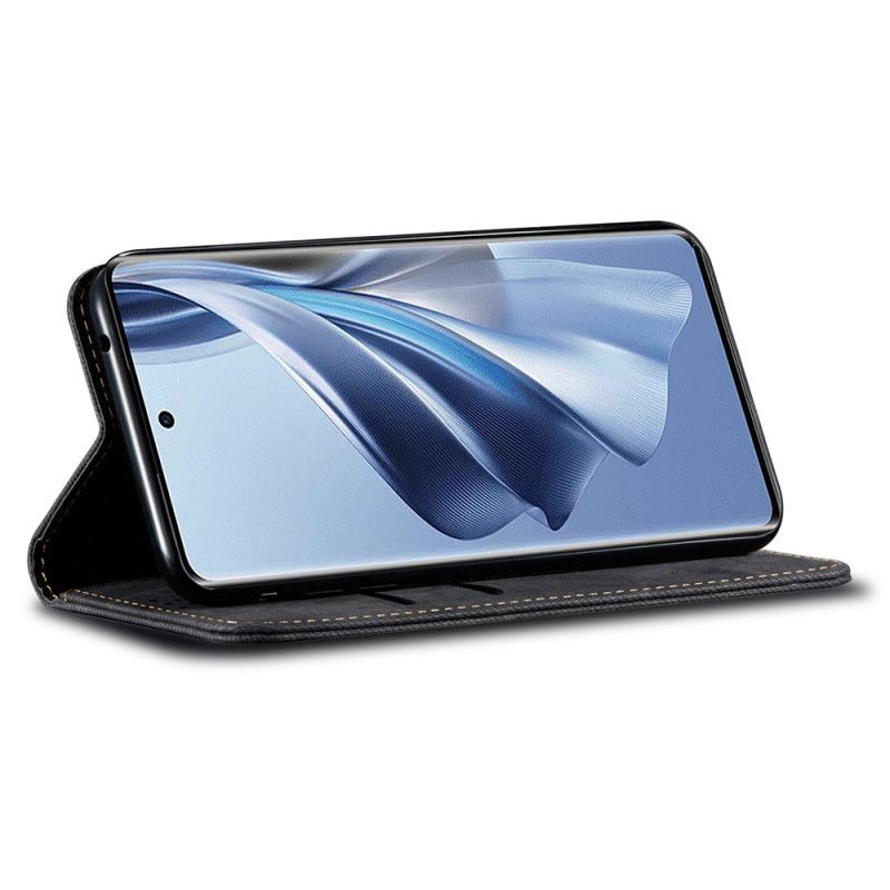 Folio-fodral Realme Note 60 Denimtyg