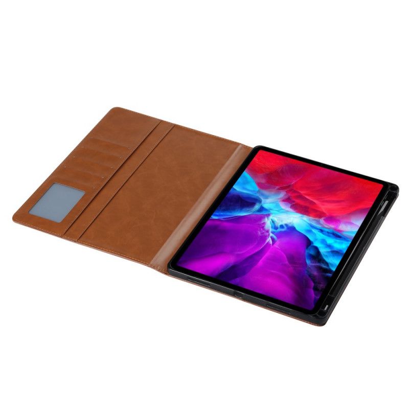 Fodral iPad Pro 11" (2018) (2020) Svart Absorberat Pennhållare I Läder