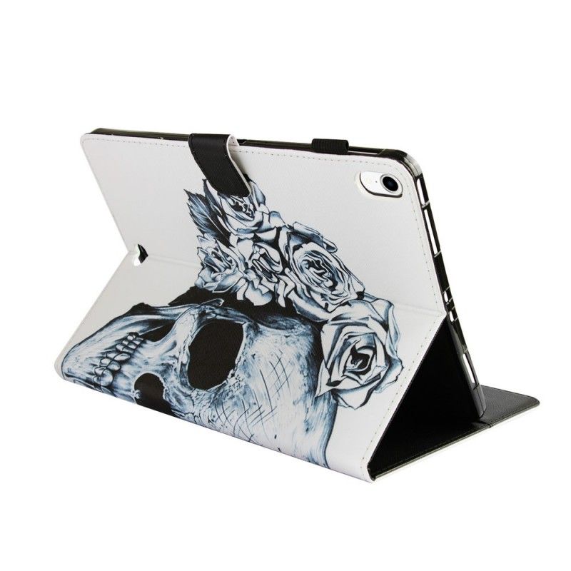 Läderfodral iPad Pro 11" (2018) (2020) Mobilskal Blommig Skalle