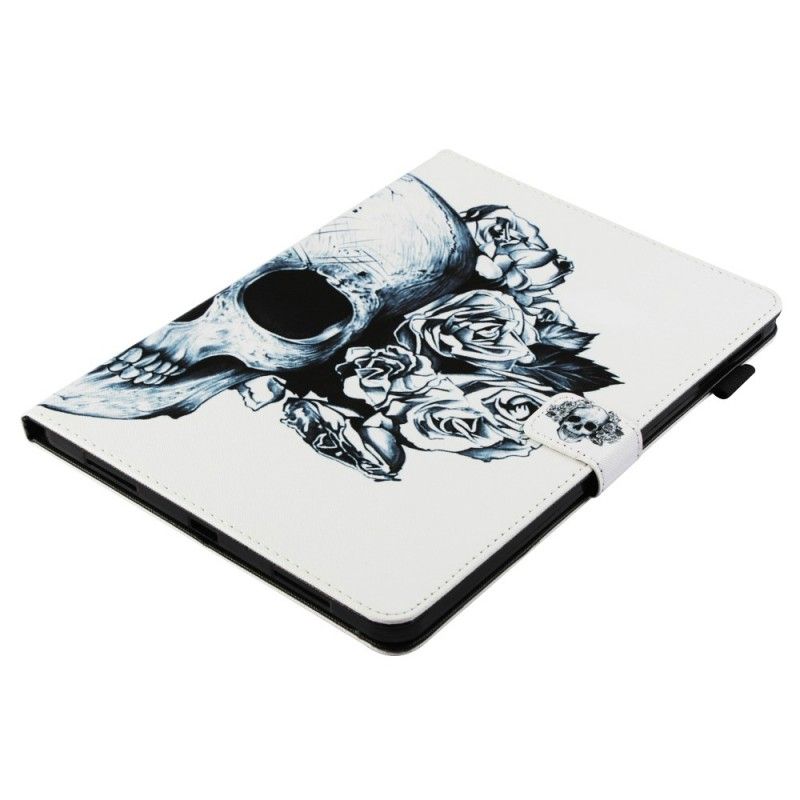 Läderfodral iPad Pro 11" (2018) (2020) Mobilskal Blommig Skalle