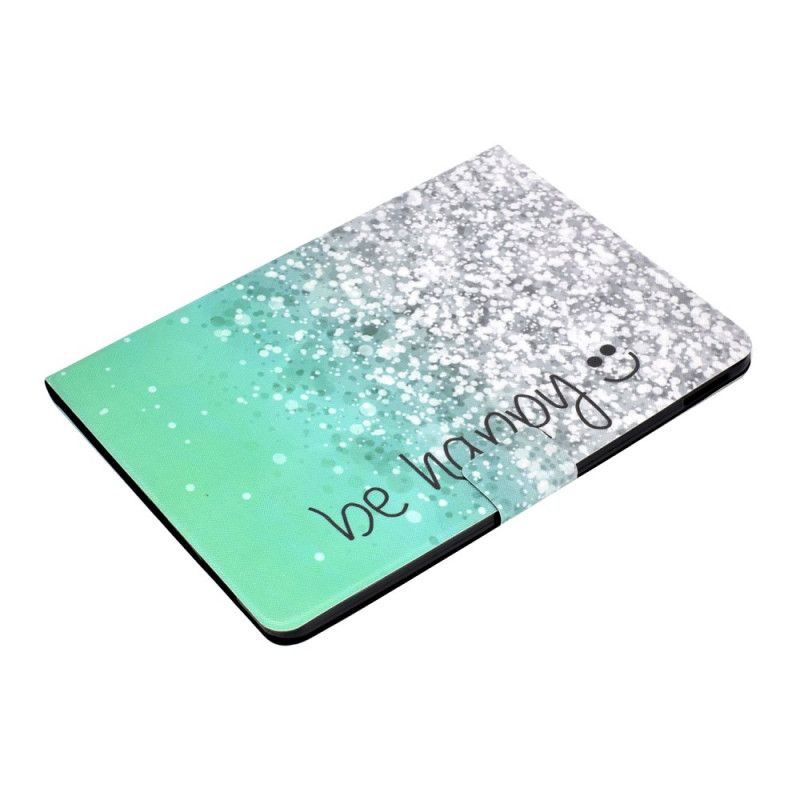 Läderfodral iPad Pro 11" (2018) (2020) Mobilskal Glitter Var Glad
