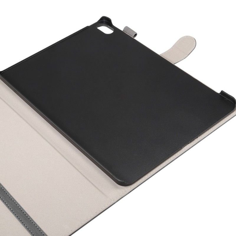 Läderfodral iPad Pro 11" (2018) (2020) Mörkblå Enkay Trästruktur