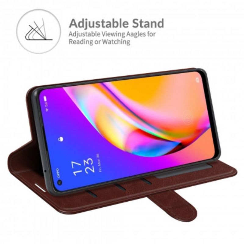 Fodral Oppo A94 5g Faux Leather Ultra