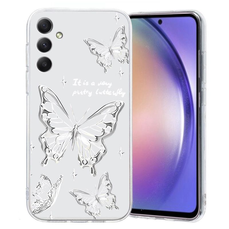 Skal För Samsung Galaxy S24 Fe Fjärilsmönster