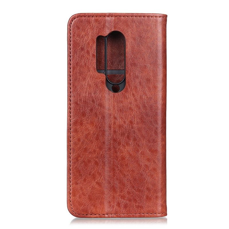Folio-fodral OnePlus 8 Pro Svart Nykter Läderstil
