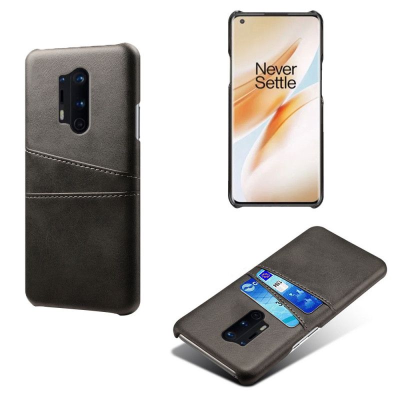 Skal för OnePlus 8 Pro Svart Korthållare