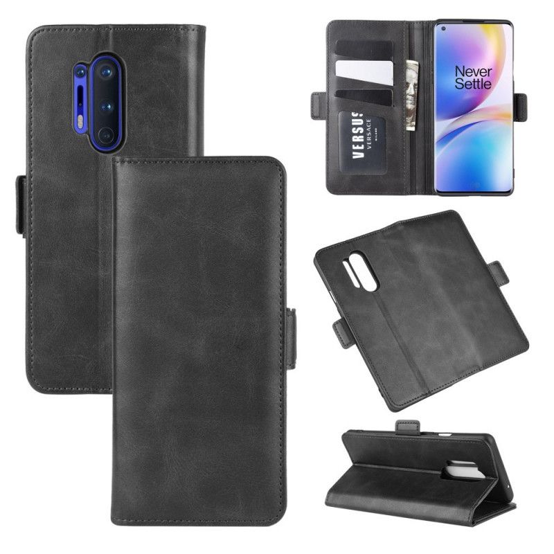 Skyddsfodral OnePlus 8 Pro Svart Dubbel Klaff