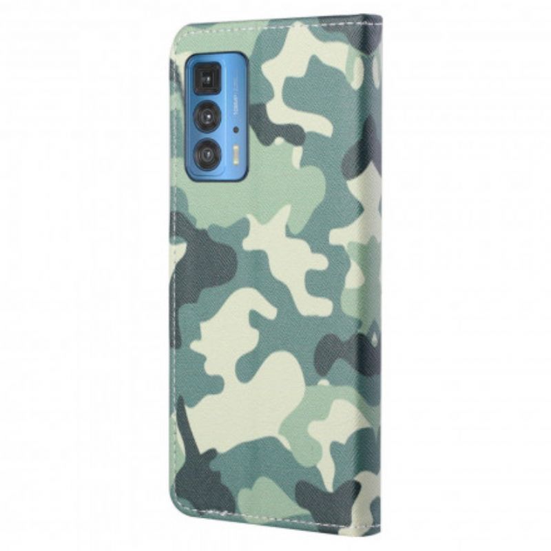 Fodral Motorola Edge 20 Pro Militärt Kamouflage