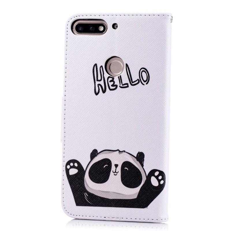 Fodral för Honor 7C Hej Panda