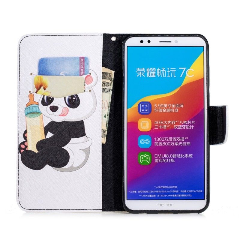 Skyddsfodral Honor 7C Baby Panda