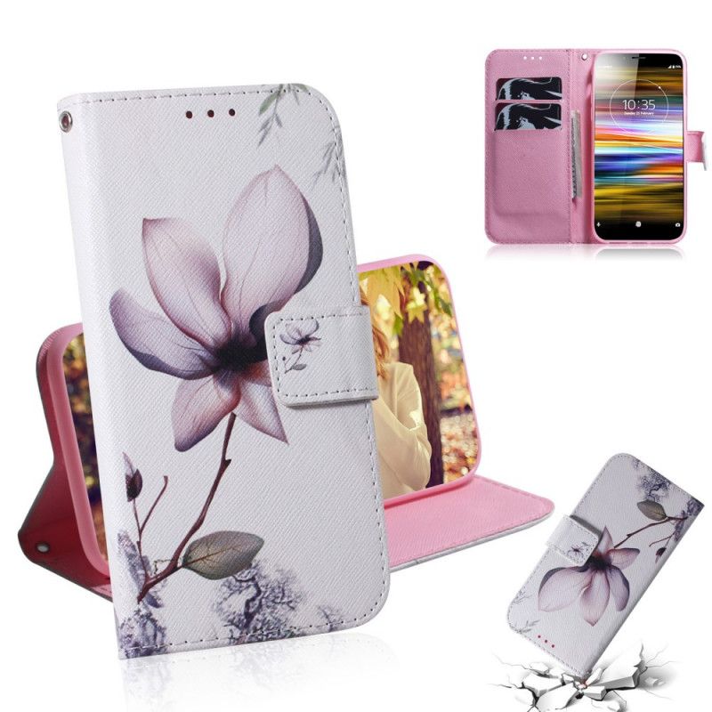 Fodral för Sony Xperia L3 En Rosa Blomma