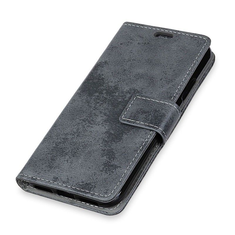 Fodral för Sony Xperia L3 Grå Vintage Lädereffekt