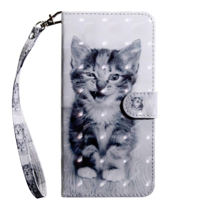 Fodral för Sony Xperia L3 Svartvit Katt