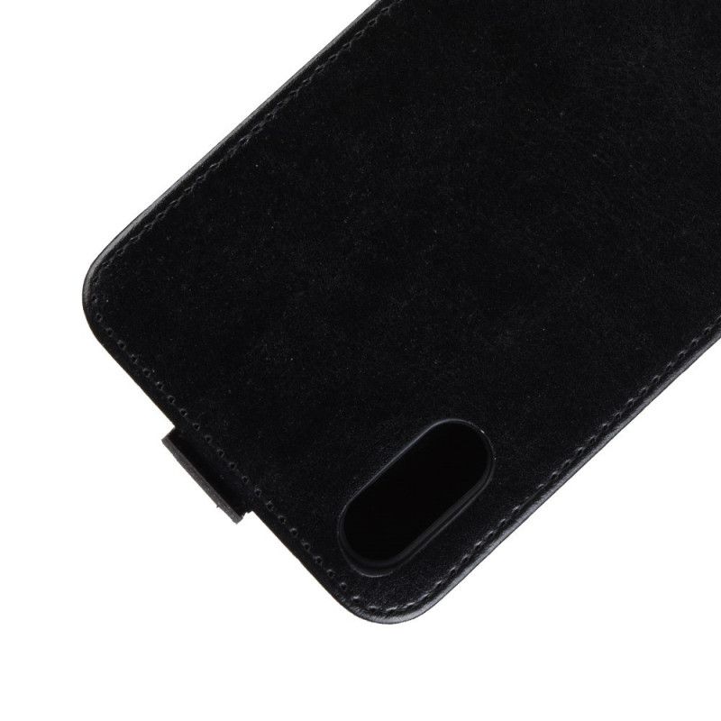Fodral Sony Xperia L3 Svart Vikbar Lädereffekt