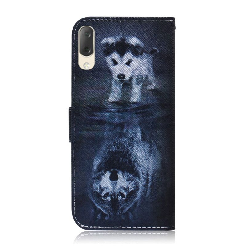 Läderfodral Sony Xperia L3 Mobilskal Vargen Vargen