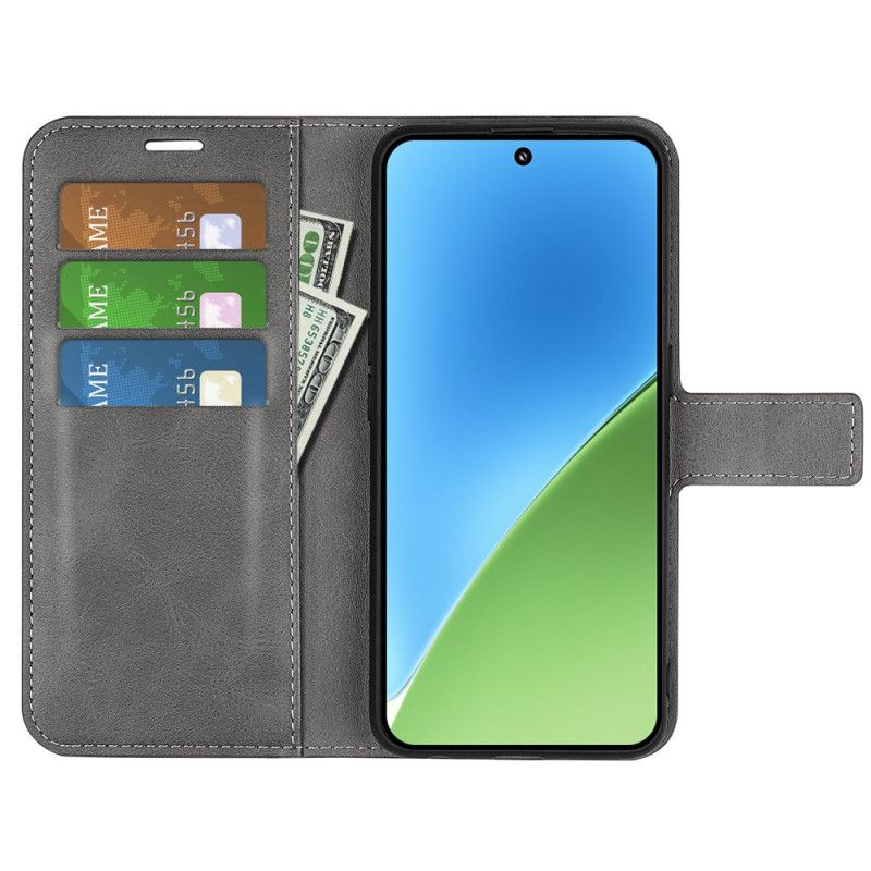 Fodral För Xiaomi 15 Lädermodell