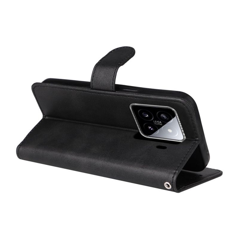 Fodral Xiaomi 15 Enkel Läderrem