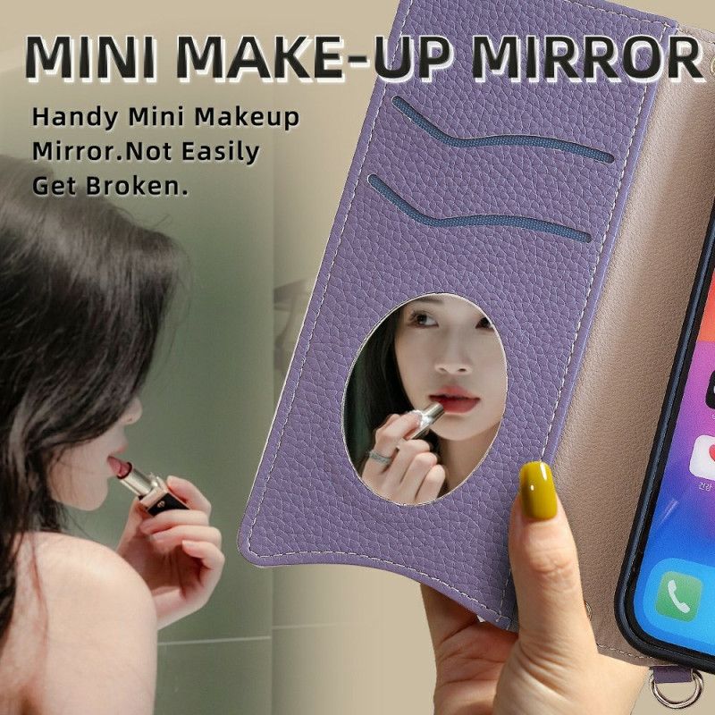 Fodral Xiaomi 15 Plånbok Och Kedja