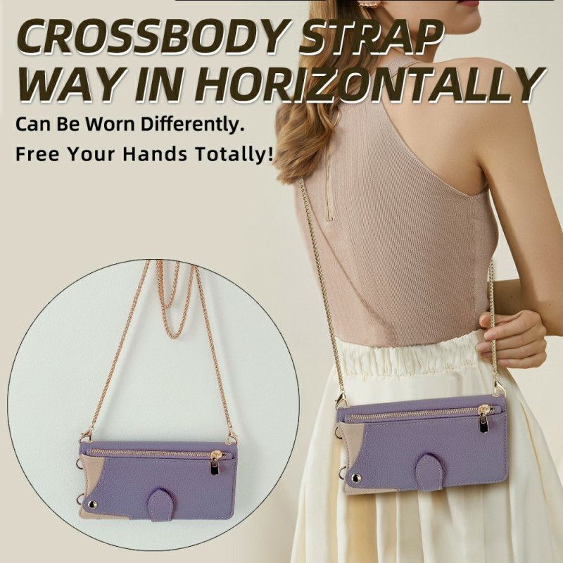 Fodral Xiaomi 15 Plånbok Och Kedja