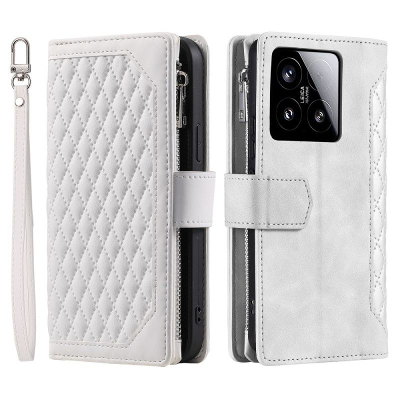 Fodral Xiaomi 15 Quiltad Plånbok