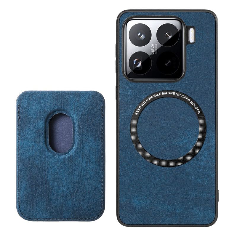 Fodral Xiaomi 15 Retro Med Avtagbar Korthållare