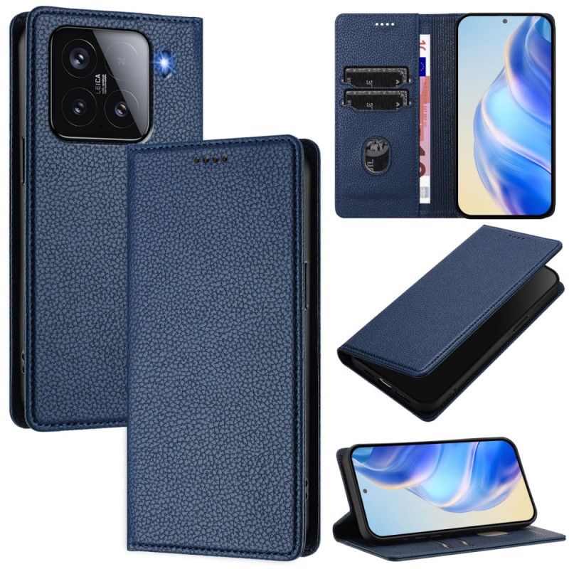 Folio-fodral Xiaomi 15 Rfid-blockerande Lädereffekt