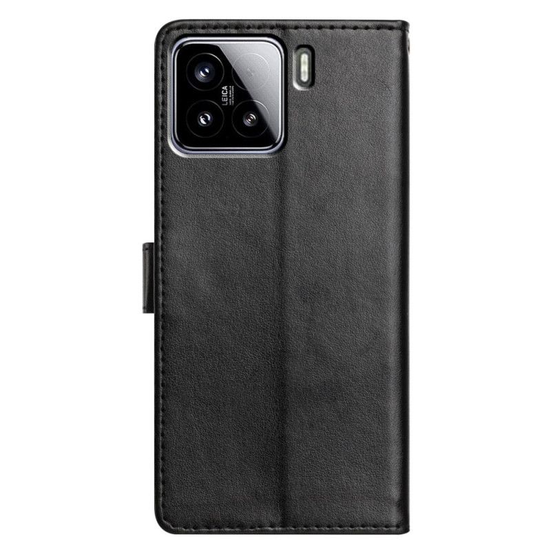 Läderskal Fodral Xiaomi 15 Enkelt Läderarmband