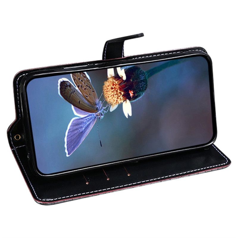 Läderskal Fodral Xiaomi 15 Idewei Krokodilmönster