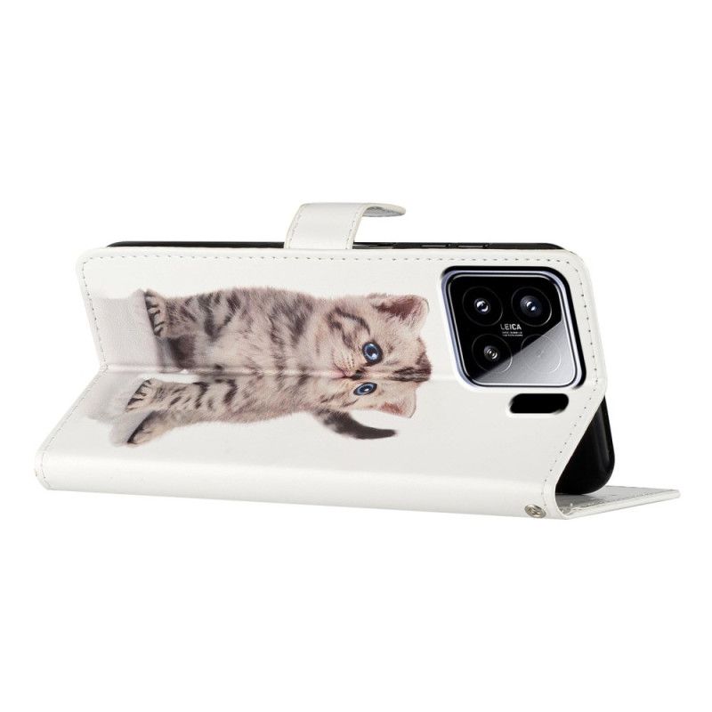 Läderskal Fodral Xiaomi 15 Kattunge