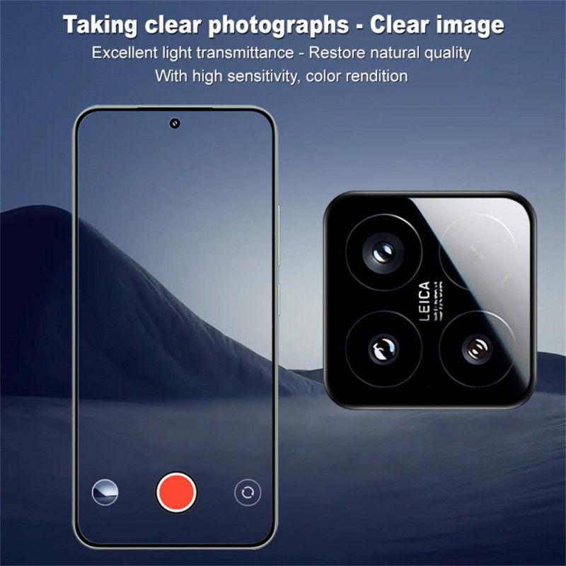 Linsskydd I Härdat Glas För Xiaomi 15. Självpositionerande Ram