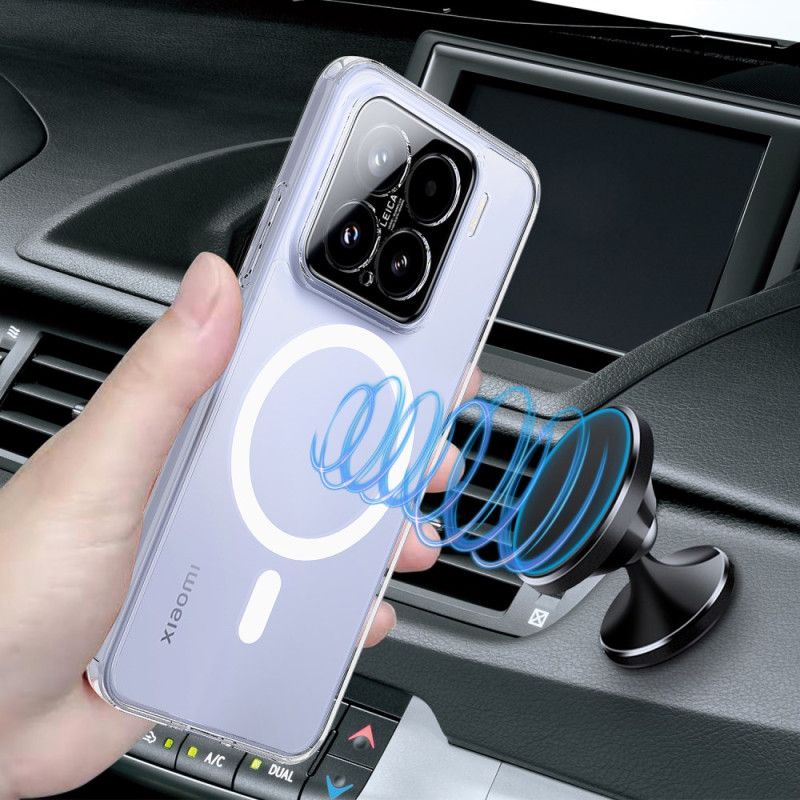 Skal För Xiaomi 15 Transparent Magsafe-kompatibel