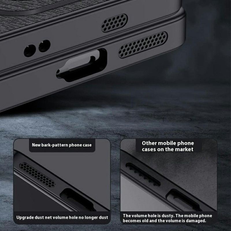 Skal Xiaomi 15 Telefonfodral Träeffekt