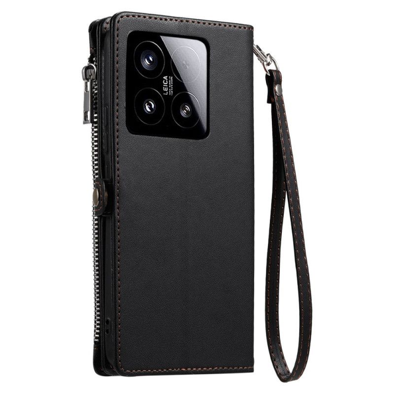 Skyddsfodral Xiaomi 15 Myntbörs Och 8 Kortfack