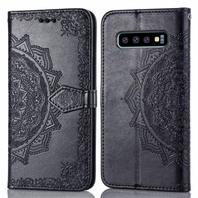 Fodral Samsung Galaxy S10 Plus Svart Mandala I Medelåldern