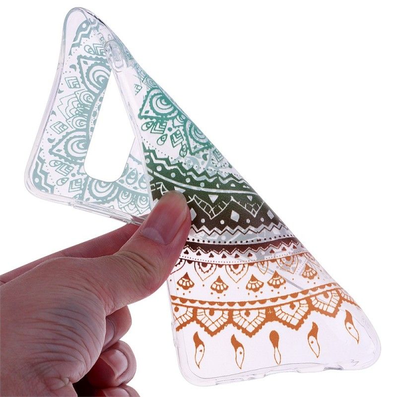 Skal för Samsung Galaxy S10 Plus Transparent Färgglad Mandala