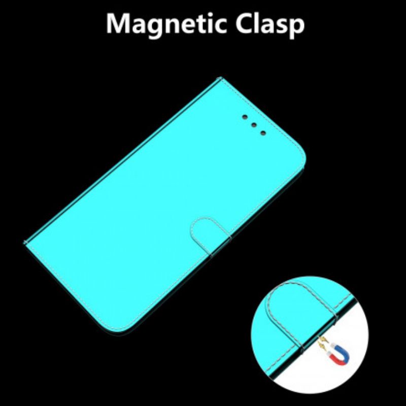 Läderskal Fodral Moto G 5g Spegelskydd I Konstläder