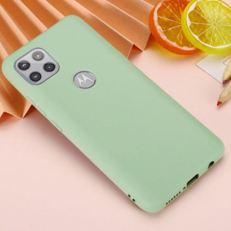 Skal Moto G 5g Flytande Silikondesign Med Snodd
