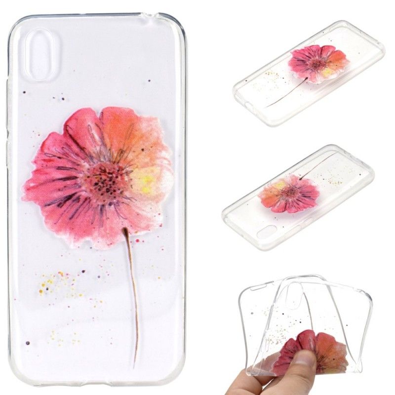 Skal Huawei Y5 2019 Transparent Vallmovatten