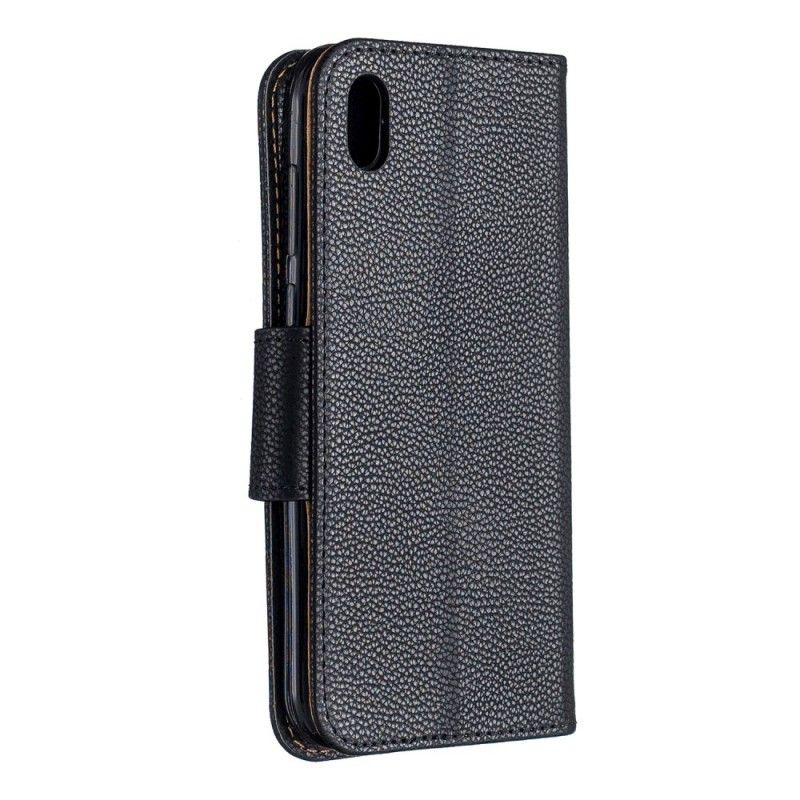 Fodral Honor 8S Svart Litchi Sned Flik