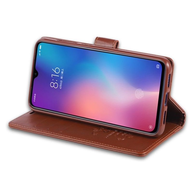 Fodral Xiaomi Mi 9 Svart Lyx Azns